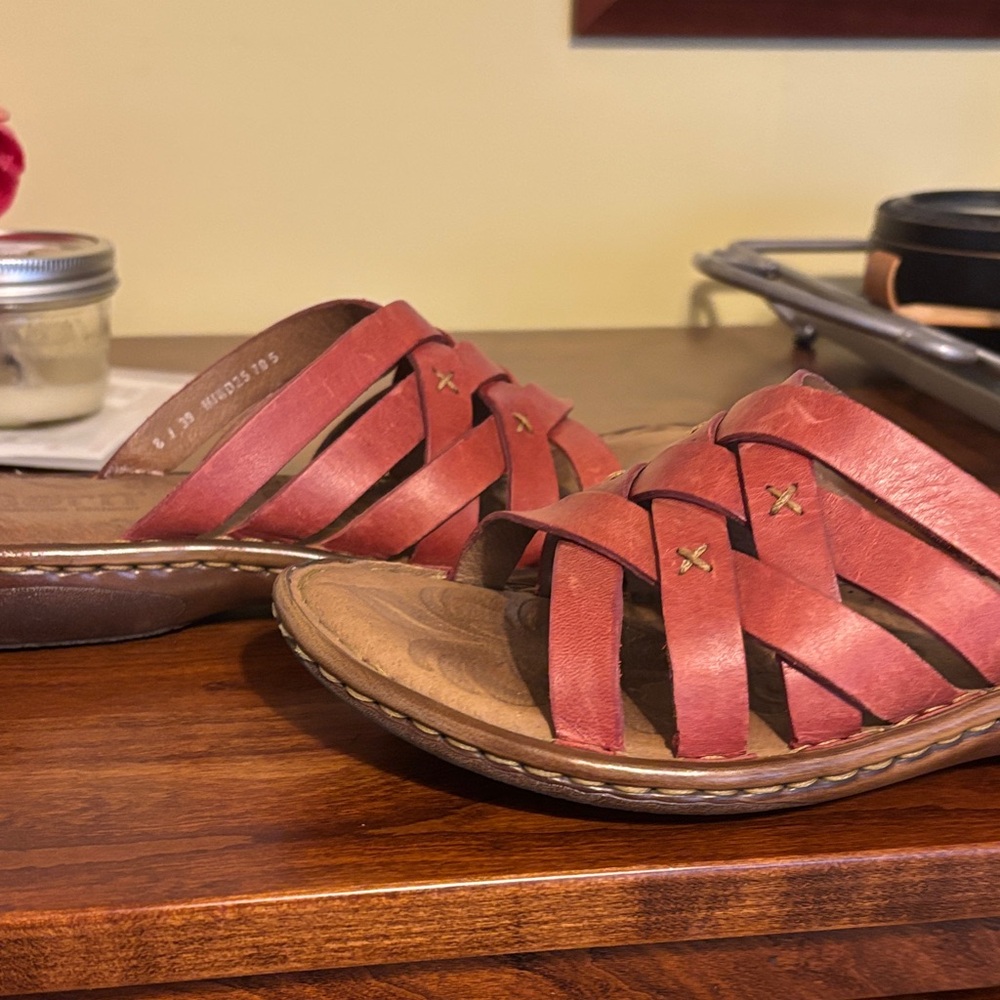 Born Women's Strappy Red Sandals